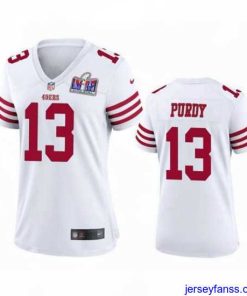 Premium San Francisco 49ers 13 Brock Purdy White 2023 F.U.S.E  Vapor Untouchable Limited Stitched Football 2024 Super Bowl LVIII Jersey
