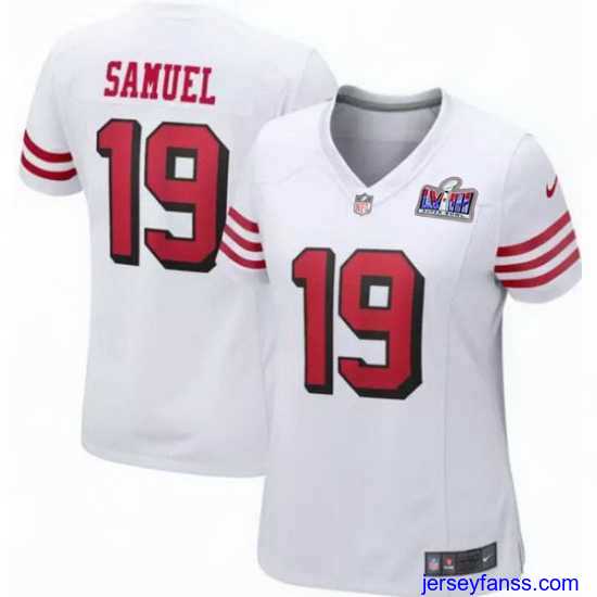 Impressive San Francisco 49ers 19 Deebo Samuel White Throwback 2023 F.U.S.E Vapor Untouchable Limited Stitched Football 2024 Super Bowl LVIII Jersey
