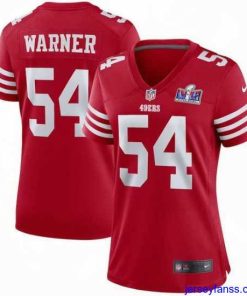 Exclusive San Francisco 49ers 54 Fred Warner Red 2023 F.U.S.E  Vapor Untouchable Limited Stitched Football 2024 Super Bowl LVIII Jersey
