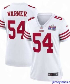 Exclusive San Francisco 49ers 54 Fred Warner White 2023 F.U.S.E  Vapor Untouchable Limited Stitched Football 2024 Super Bowl LVIII Jersey