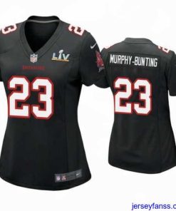 Fantastic Sean Murphy Bunting Buccaneers Black Super Bowl Lv Game Fashion Jersey