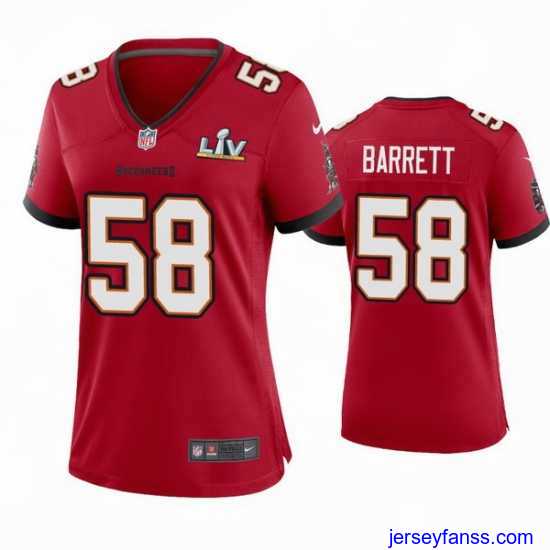 Amazing Shaquil Barrett Buccaneers Red Super Bowl Lv Game Jersey