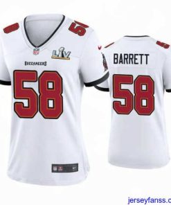 Exclusive Shaquil Barrett Buccaneers White Super Bowl Lv Game Jersey