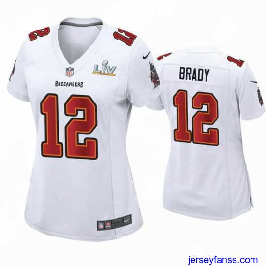 Impressive Tom Brady Buccaneers White Super Bowl Lv Game Fashion Jersey