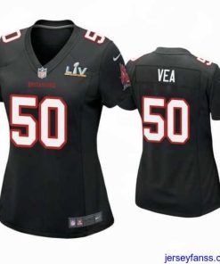 Amazing Vita Vea Buccaneers Black Super Bowl Lv Game Fashion Jersey