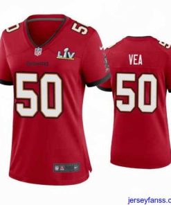 Exclusive Vita Vea Buccaneers Red Super Bowl Lv Game Jersey
