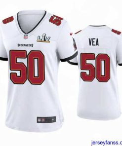 Impressive Vita Vea Buccaneers White Super Bowl Lv Game Jersey