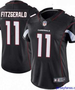 Gorgeous Womens Nike Arizona Cardinals 11 Larry Fitzgerald Black Alternate Vapor Untouchable Limited Player NFL Jersey