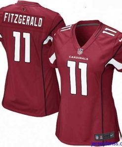 Exclusive Womens Nike Arizona Cardinals 11 Larry Fitzgerald Game Red Team Color NFL Jersey