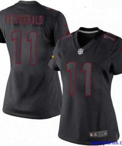 Gorgeous Womens Nike Arizona Cardinals 11 Larry Fitzgerald Limited Black Impact NFL Jersey