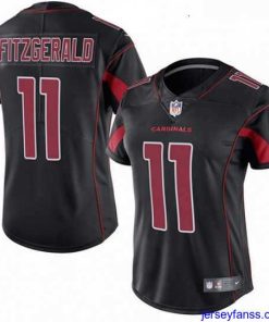 Exclusive Womens Nike Arizona Cardinals 11 Larry Fitzgerald Limited Black Rush Vapor Untouchable NFL Jersey