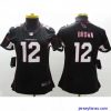 Gorgeous Women?￠a??a?￠s Nike Arizona Cardinals #12 John Brown Black Alternate Stitched NFL Limited Jersey