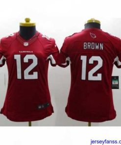 Exclusive Women?￠a??a?￠s Nike Arizona Cardinals #12 John Brown Red Team Color Stitched NFL Limited Jersey
