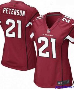 Amazing Womens Nike Arizona Cardinals 21 Patrick Peterson Game Red Team Color NFL Jersey