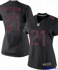 Impressive Womens Nike Arizona Cardinals 21 Patrick Peterson Limited Black Impact NFL Jersey