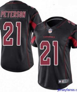 Amazing Womens Nike Arizona Cardinals 21 Patrick Peterson Limited Black Rush Vapor Untouchable NFL Jersey