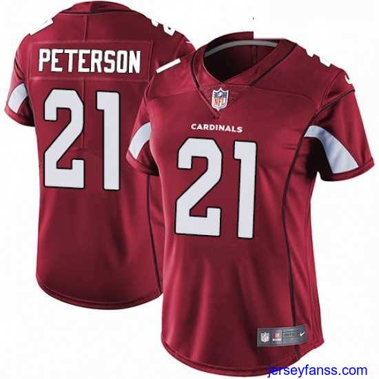 Impressive Womens Nike Arizona Cardinals 21 Patrick Peterson Red Team Color Vapor Untouchable Limited Player NFL Jersey