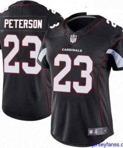 Amazing Womens Nike Arizona Cardinals 23 Adrian Peterson Black Alternate Vapor Untouchable Limited Player NFL Jersey