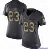 Gorgeous Womens Nike Arizona Cardinals 23 Adrian Peterson Limited Black 2016 Salute to Service NFL Jersey