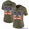 Amazing Womens Nike Arizona Cardinals 23 Adrian Peterson Limited OliveUSA Flag 2017 Salute to Service NFL Jersey