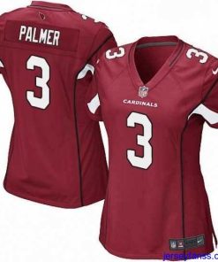 Stylish Womens Nike Arizona Cardinals 3 Carson Palmer Game Red Team Color NFL Jersey