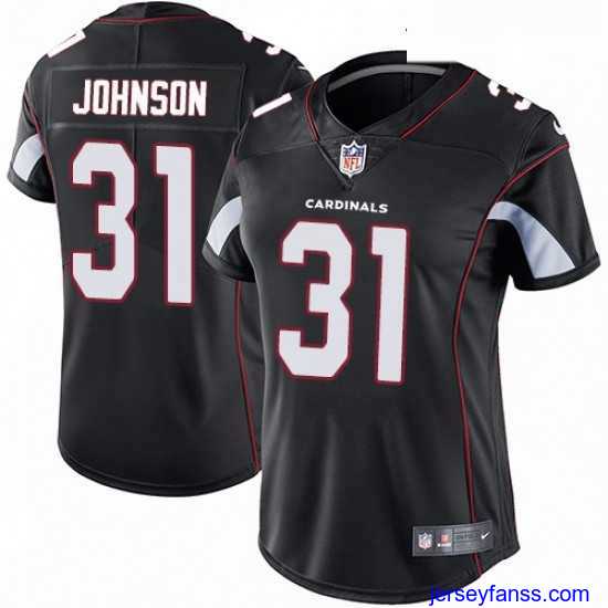 Impressive Womens Nike Arizona Cardinals 31 David Johnson Black Alternate Vapor Untouchable Limited Player NFL Jersey