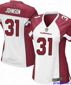 Gorgeous Womens Nike Arizona Cardinals 31 David Johnson Game White NFL Jersey