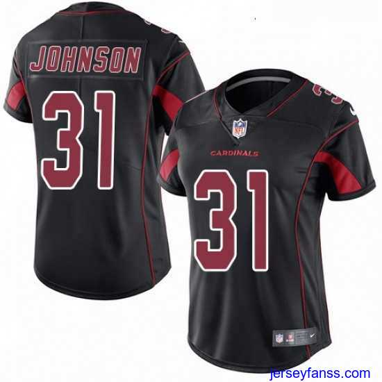 Gorgeous Womens Nike Arizona Cardinals 31 David Johnson Limited Black Rush Vapor Untouchable NFL Jersey
