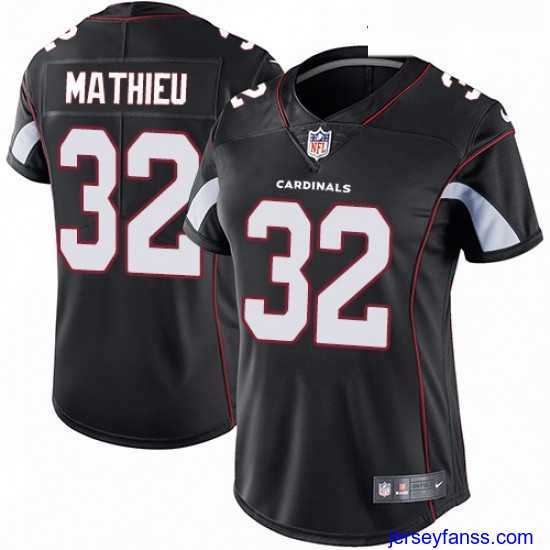 Gorgeous Womens Nike Arizona Cardinals 32 Tyrann Mathieu Black Alternate Vapor Untouchable Limited Player NFL Jersey