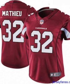 Impressive Womens Nike Arizona Cardinals 32 Tyrann Mathieu Elite Red Team Color NFL Jersey