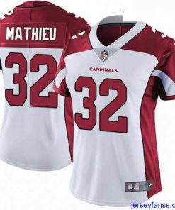 Stylish Womens Nike Arizona Cardinals 32 Tyrann Mathieu Elite White NFL Jersey