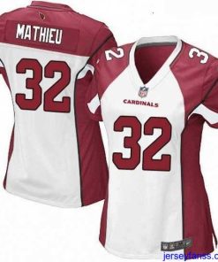 Gorgeous Womens Nike Arizona Cardinals 32 Tyrann Mathieu Game White NFL Jersey