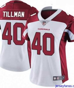 Stylish Womens Nike Arizona Cardinals 40 Pat Tillman Elite White NFL Jersey