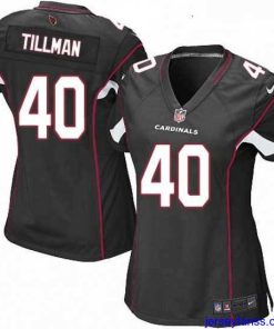 Exclusive Womens Nike Arizona Cardinals 40 Pat Tillman Game Black Alternate NFL Jersey