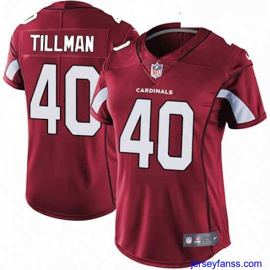 Amazing Womens Nike Arizona Cardinals 40 Pat Tillman Red Team Color Vapor Untouchable Limited Player NFL Jersey