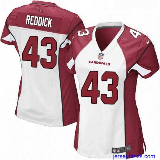 Outstanding Womens Nike Arizona Cardinals 43 Haason Reddick Game White NFL Jersey