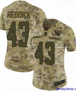 Outstanding Womens Nike Arizona Cardinals 43 Haason Reddick Limited Camo 2018 Salute to Service NFL Jersey