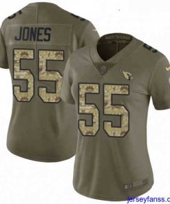 Outstanding Womens Nike Arizona Cardinals 55 Chandler Jones Limited OliveCamo 2017 Salute to Service NFL Jersey