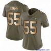 Amazing Womens Nike Arizona Cardinals 55 Chandler Jones Limited OliveGold 2017 Salute to Service NFL Jersey