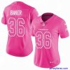 Outstanding Womens Nike Cardinals #36 Budda Baker Pink  Stitched NFL Limited Rush Fashion Jersey