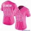 Exclusive Womens Nike Cardinals #38 Andre Ellington Pink  Stitched NFL Limited Rush Fashion Jersey