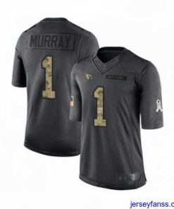 Outstanding Arizona Cardinals #1 Kyler Murray Limited Black 2016 Salute to Service NFL Jersey