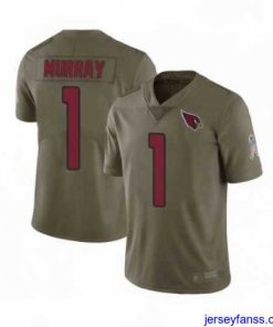 Gorgeous Arizona Cardinals #1 Kyler Murray Limited Olive 2017 Salute to Service NFL Jersey