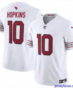 Fantastic Arizona Cardinals 10 DeAndre Hopkins White Vapor Untouchable F.U.S.E  Limited Stitched Football Jersey