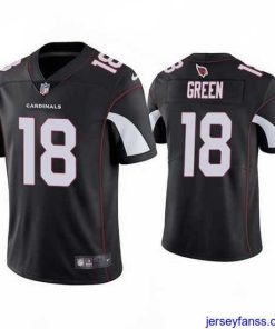 Gorgeous Arizona Cardinals 18 A J  Green Black Vapor Untouchable Limited Stitched Jersey