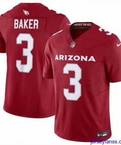 Amazing Arizona Cardinals 3 Budda Baker Red Vapor Untouchable F.U.S.E  Limited Stitched Football Jersey