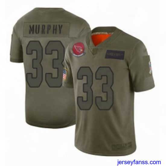 Exclusive Arizona Cardinals 33 Byron Murphy Limited Camo 2019 Salute to Service Football Jersey