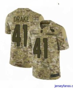 Impressive Arizona Cardinals #41 Kenyan Drake Limited Camo 2018 Salute to Service Football Jersey