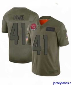 Stylish Arizona Cardinals #41 Kenyan Drake Limited Olive 2019 Salute to Service Football Jersey
