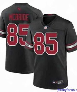 Impressive Arizona Cardinals 85 Trey McBride Black 2024 F.U.S.E Vapor Untouchable Limited Stitched